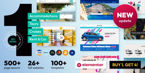 Book Your Travel WordPress Theme