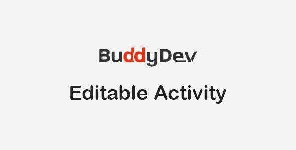 BuddyPress Editable Activity