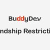 BuddyPress Friendship Restrictions