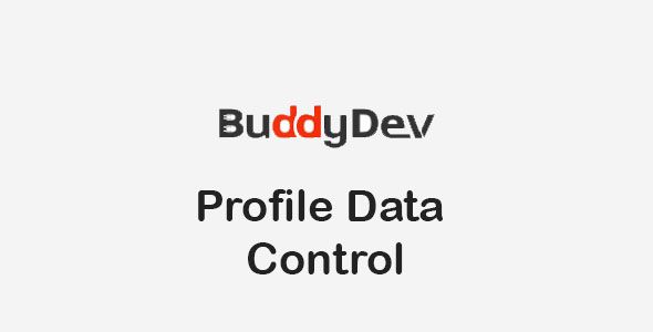 BuddyPress Profile Data Control