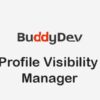 BuddyPress Profile Visibility Manager