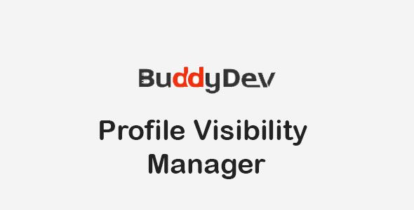 BuddyPress Profile Visibility Manager