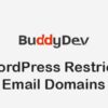 BuddyPress WordPress Restrict Email Domains