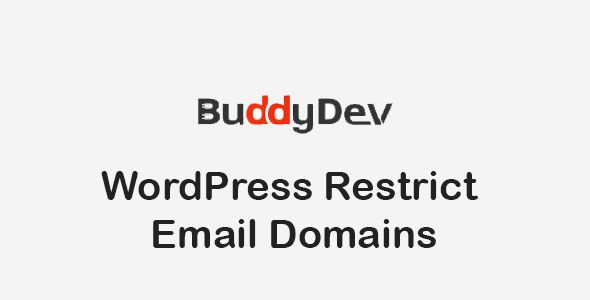 BuddyPress WordPress Restrict Email Domains