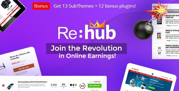 REHub Marketplace Wordpress Theme