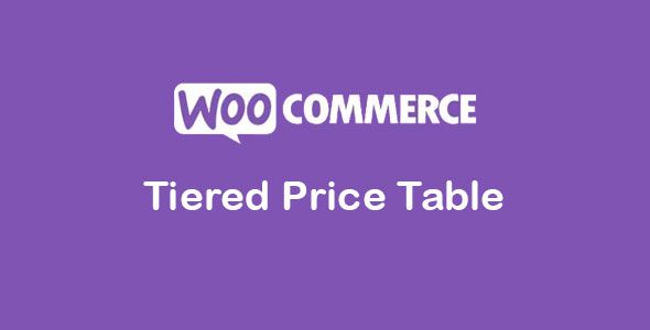 Tiered Price Table