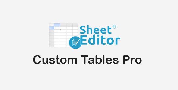 WP Sheet Editor Custom Tables