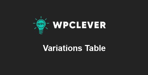 WPC Variations Table