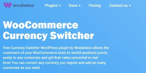 WooCommerce Currency Switcher