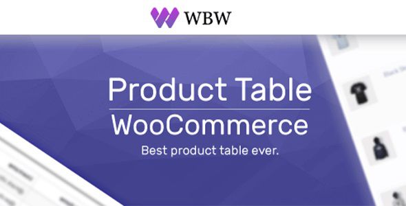 WooCommerce Product Table PRO