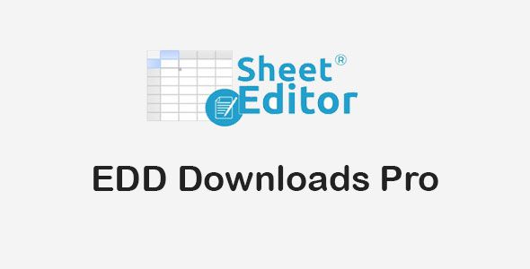 WP Sheet Editor - EDD Downloads Pro