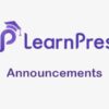 LearnPress - Announcements