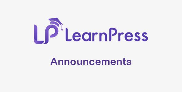 LearnPress - Announcements