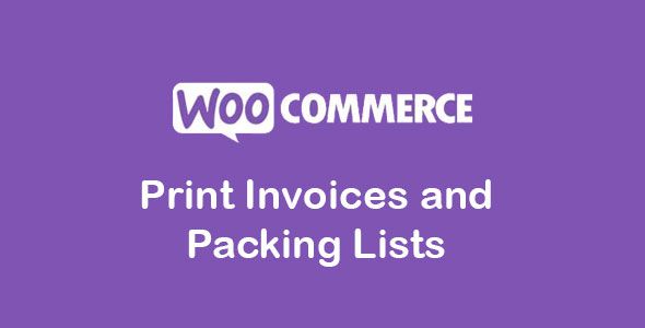 Print Invoices and Packing Lists